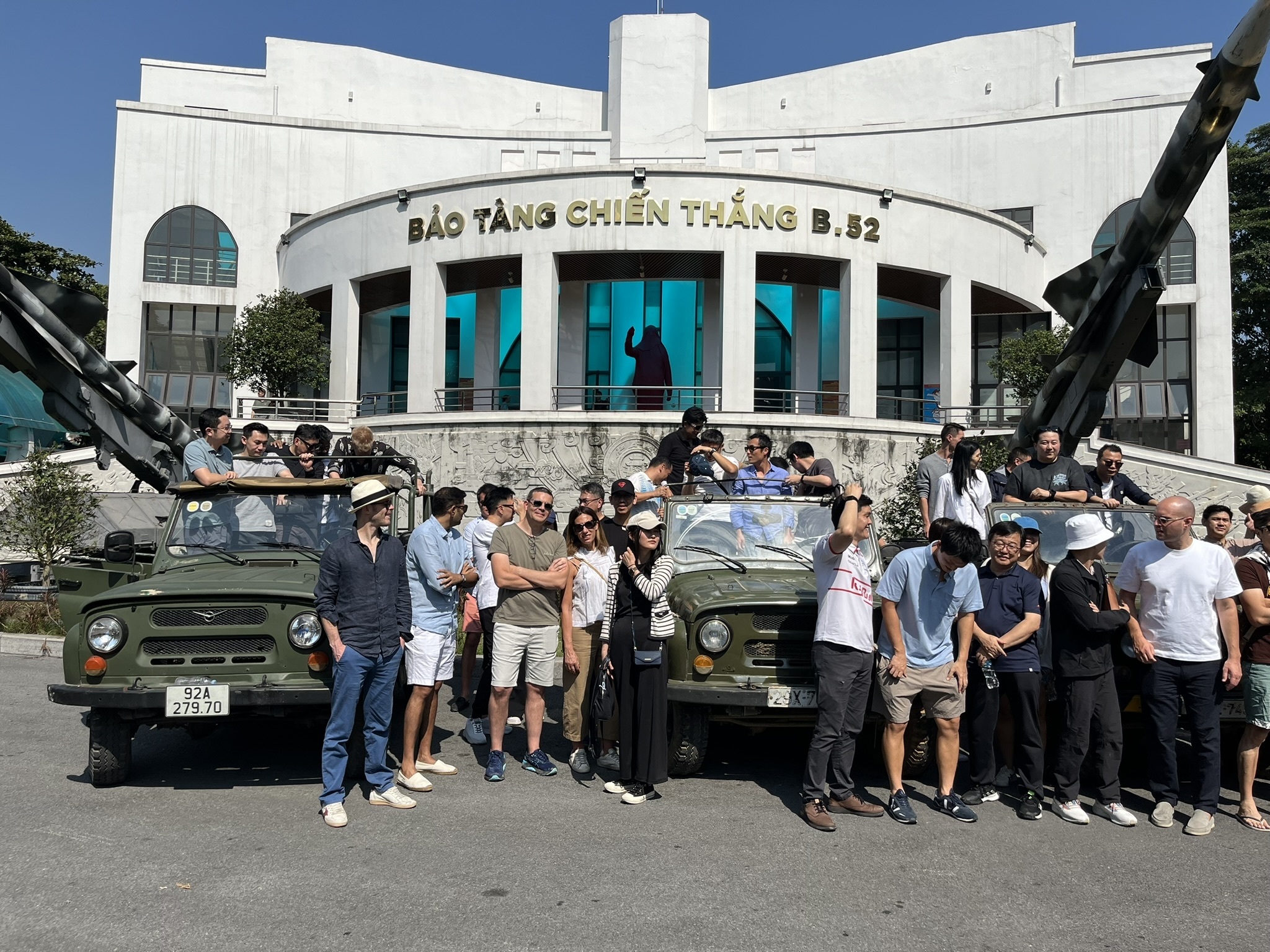 Hanoi Jeep/Vespa Discovery: Hanoi Hilton, Citadel, B52, Banana Island & Train St.
